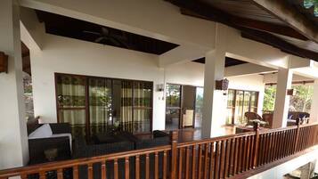 Villa, 3 Bedrooms, Beach View | Terrace/patio