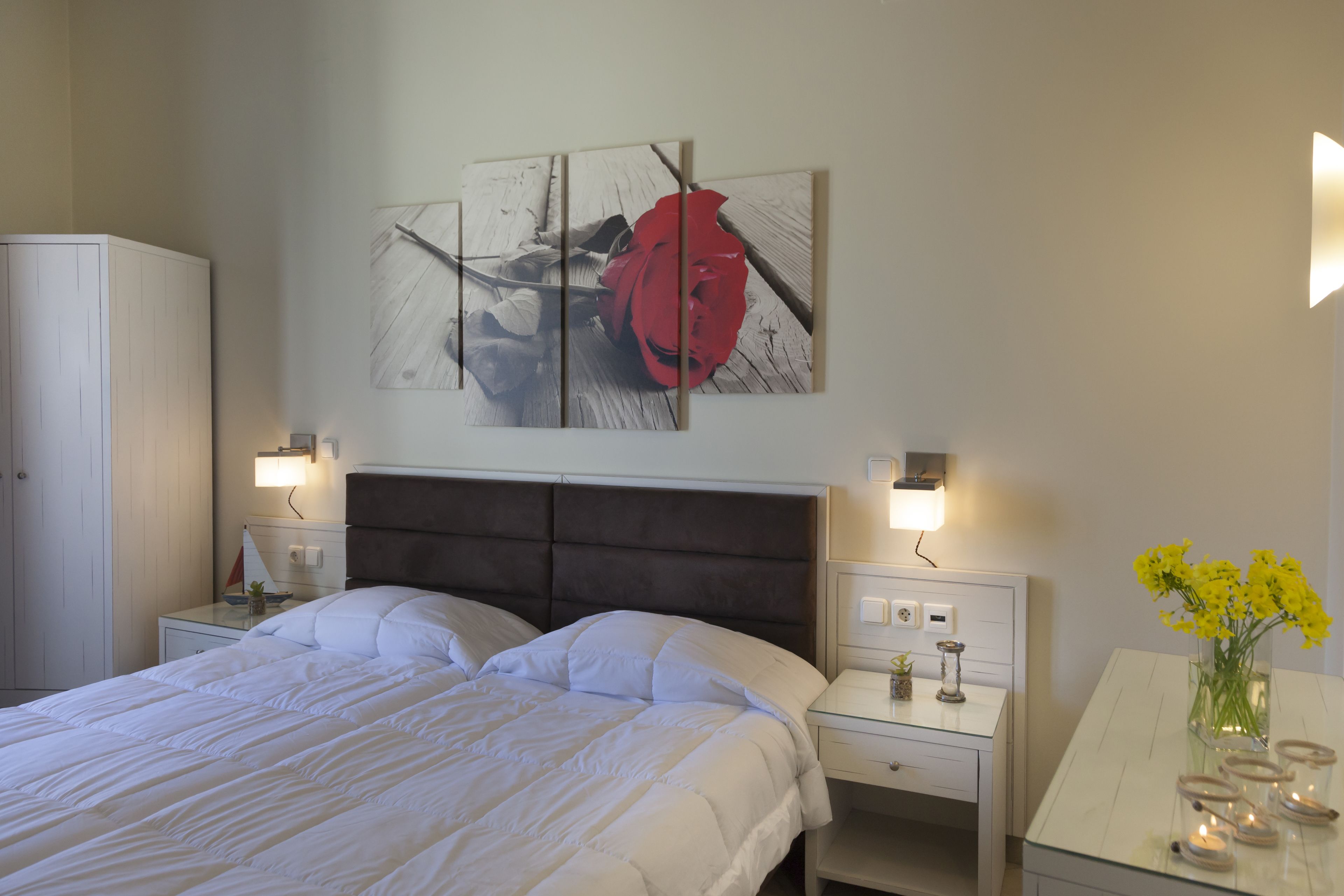 Twin kamer, balkon | Een strijkplank/strijkijzer, gratis wifi