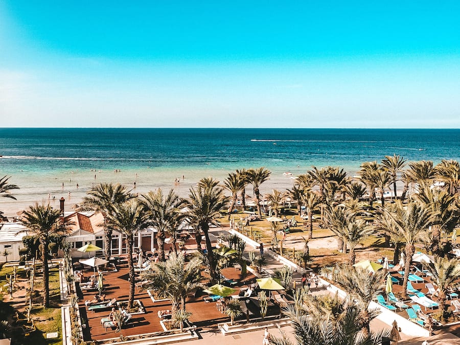 Vista a la playa o al mar