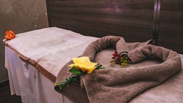 Turkish bath, body treatments, body scrubs, facials, 6 treatment rooms
