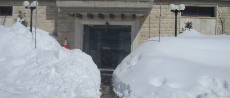 Majoituspaikan julkisivu