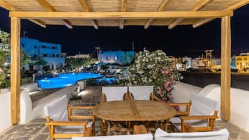 Exclusive Villa, 3 Bedrooms, Sea View (Outdoor Jetted Tub) | Terrace/patio