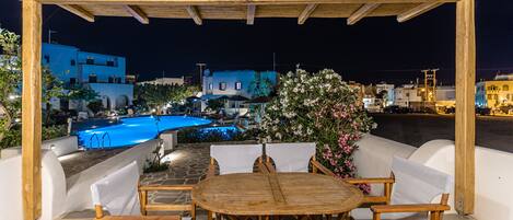 Exclusive Villa, 3 Bedrooms, Sea View (Outdoor Jetted Tub) | Terrace/patio