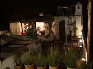 Front of property - evening/night