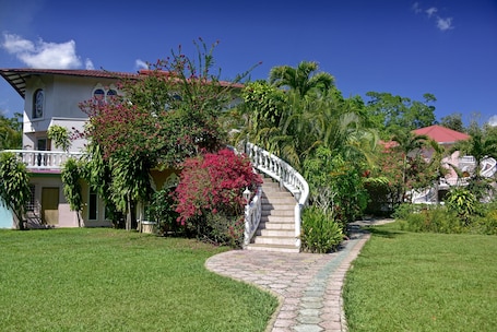 Garden. Banana Bank Lodge