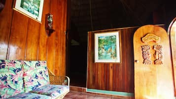 传统小屋, 2 间卧室, 无烟房, 花园景观 | 起居区