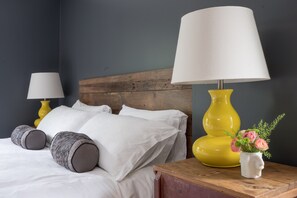 Premium bedding, individually decorated, blackout curtains
