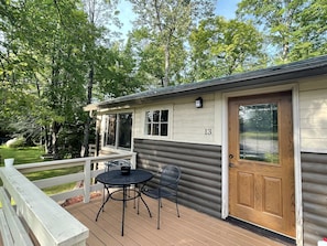 Family Cabin, Multiple Beds | Terrace/patio - Hanging Horn Lakeside Resort (Moose Lake)
