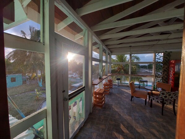 Fassade der Unterkunft