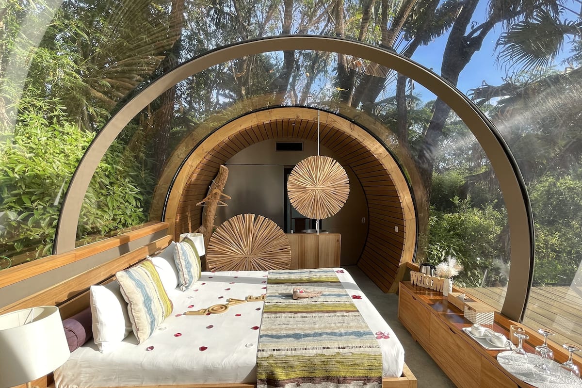 ECOLODGE Moringa | 1 Schlafzimmer, hochwertige Bettwaren, individuell dekoriert, Bettwäsche