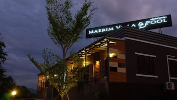Front of property - evening/night