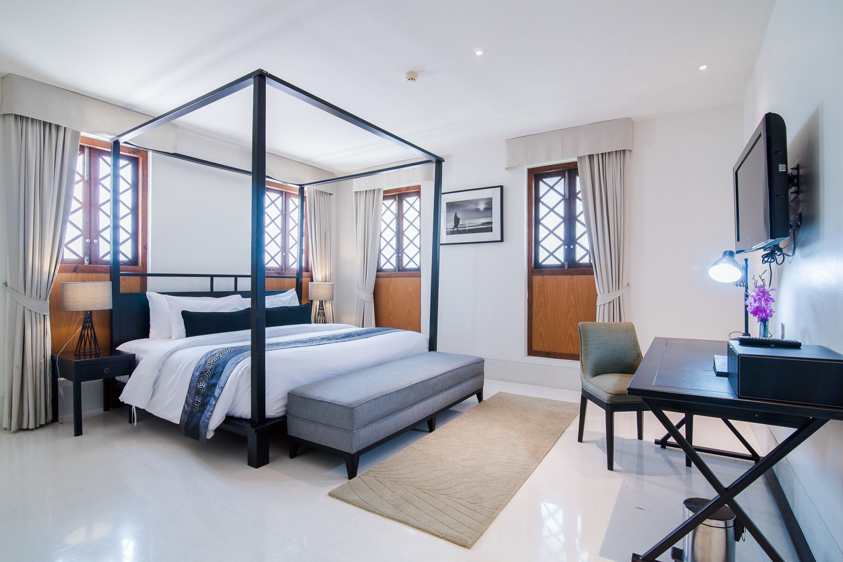 Allergitestet sengetøy, safe på rommet og individuelt innredet