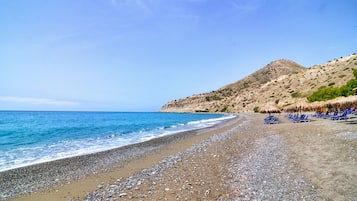 On the beach, scuba diving, waterskiing