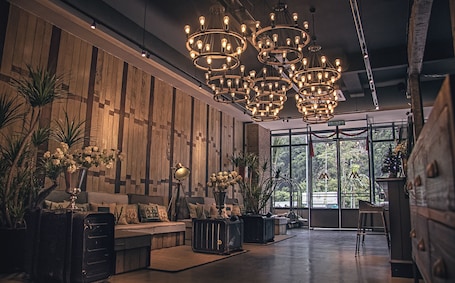 Sala de estar en el lobby