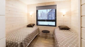 Design-huvila, 3 makuuhuonetta, sauna | Näkymä huoneesta