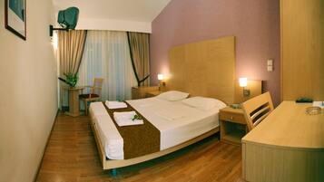 In-room safe, iron/ironing board, free cribs/infant beds, free WiFi