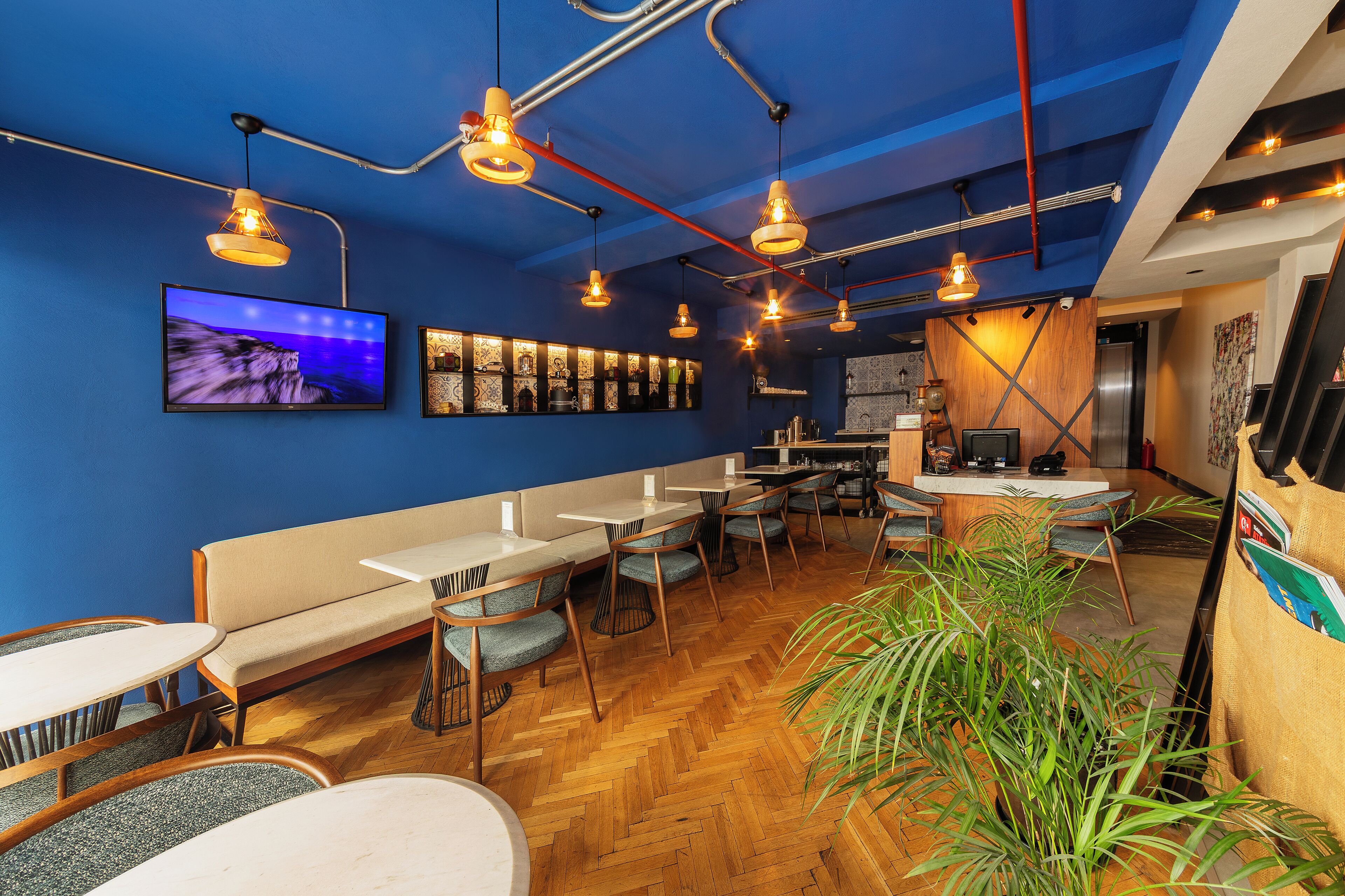 Lobby sitting area