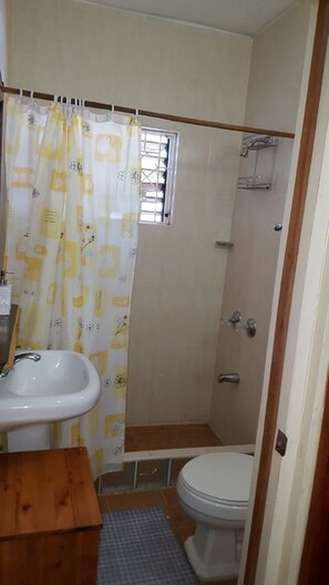 Standard Apartment, 1 Bedroom, Pool View, Poolside | Bathroom | Combined shower/bathtub, free toiletries, hair dryer, towels - Ocho Rios Tamarind Villas (Ocho Rios)