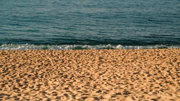 On the beach