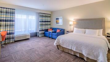 Room, 1 King Bed with Sofa bed, Accessible, Non Smoking (w/ bathtub) | Living area | 40-inch LCD TV with premium TV channels, TV