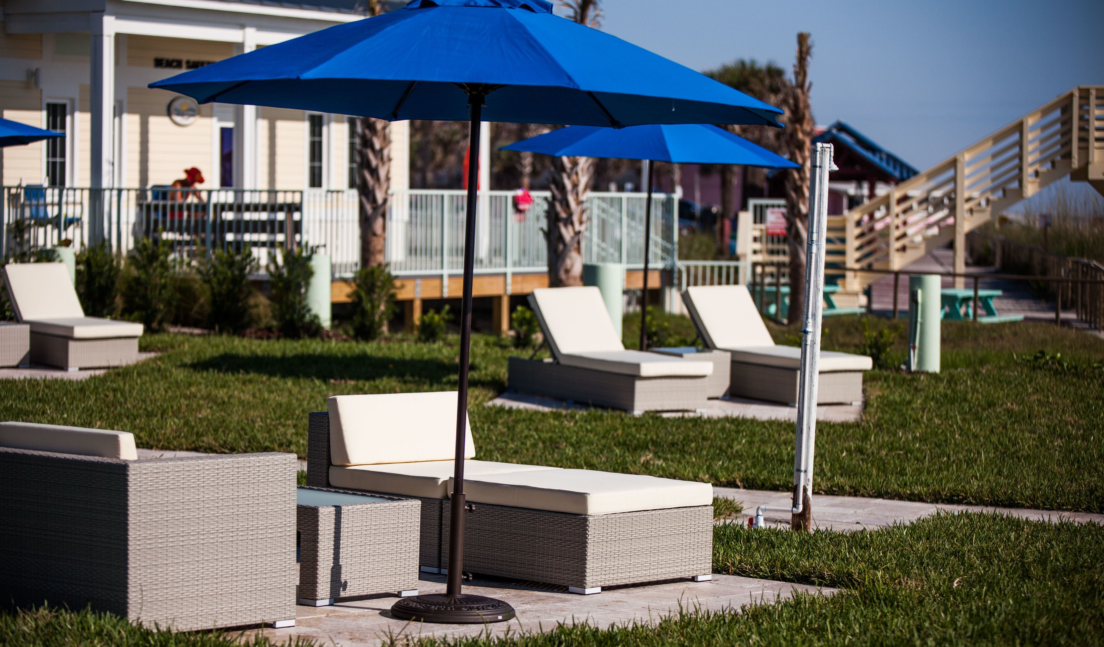 outdoor wedding area