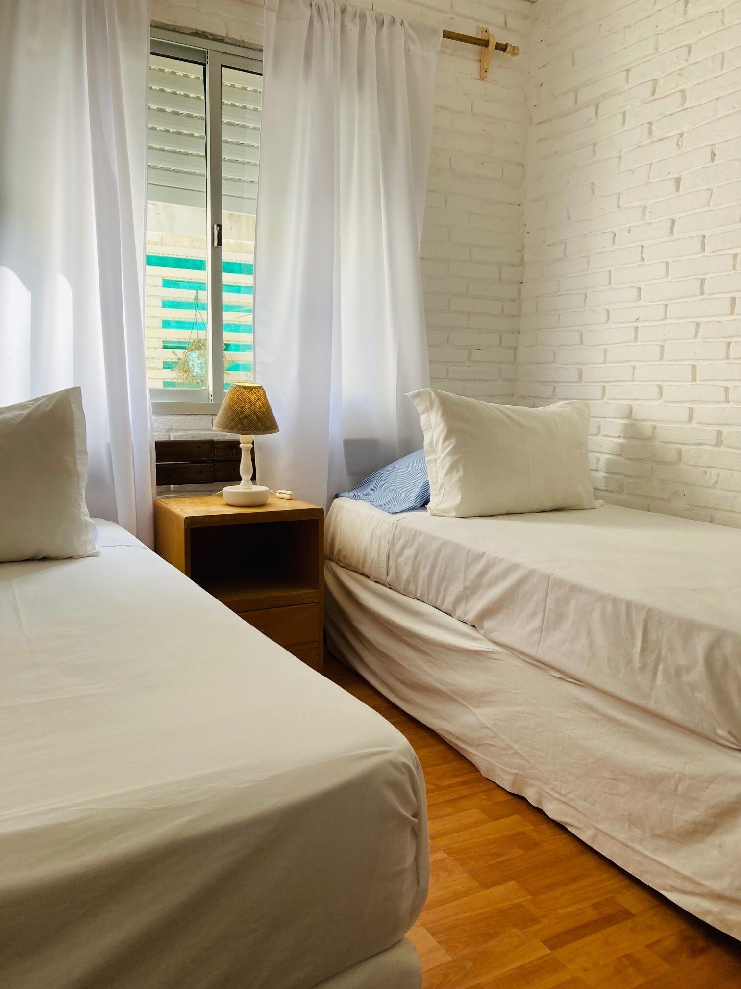 twin room (blu) | minibar, in-room safe, blackout curtains, soundproofing