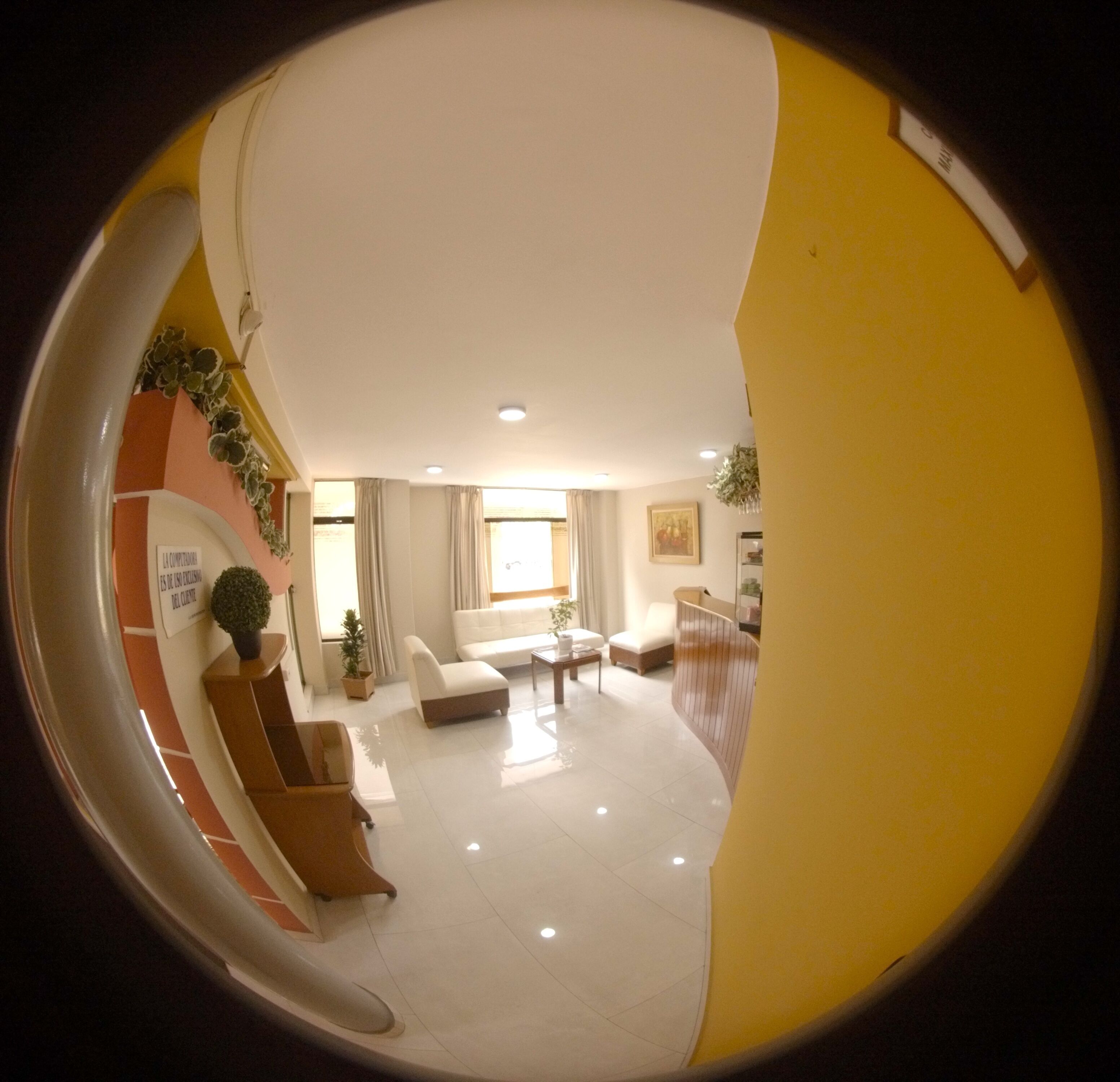 43-inch flat-screen TV with cable channels, TV