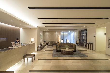 Lobby sitting area. Richmond Hotel Kumamoto Shinshigai