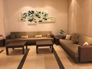 Sitzecke in der Lobby