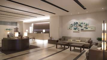 Sala de estar en el lobby