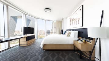 Quarto, 1 cama King (Jen 75 Skyline Plus) | Vista do quarto