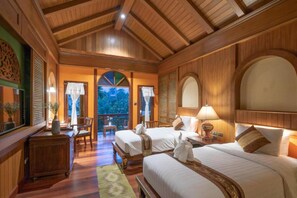 Twin Room, Balcony | Desk, blackout curtains, soundproofing, free WiFi - Viangngam Lanna Villa By Zuzu (Chiang Mai)