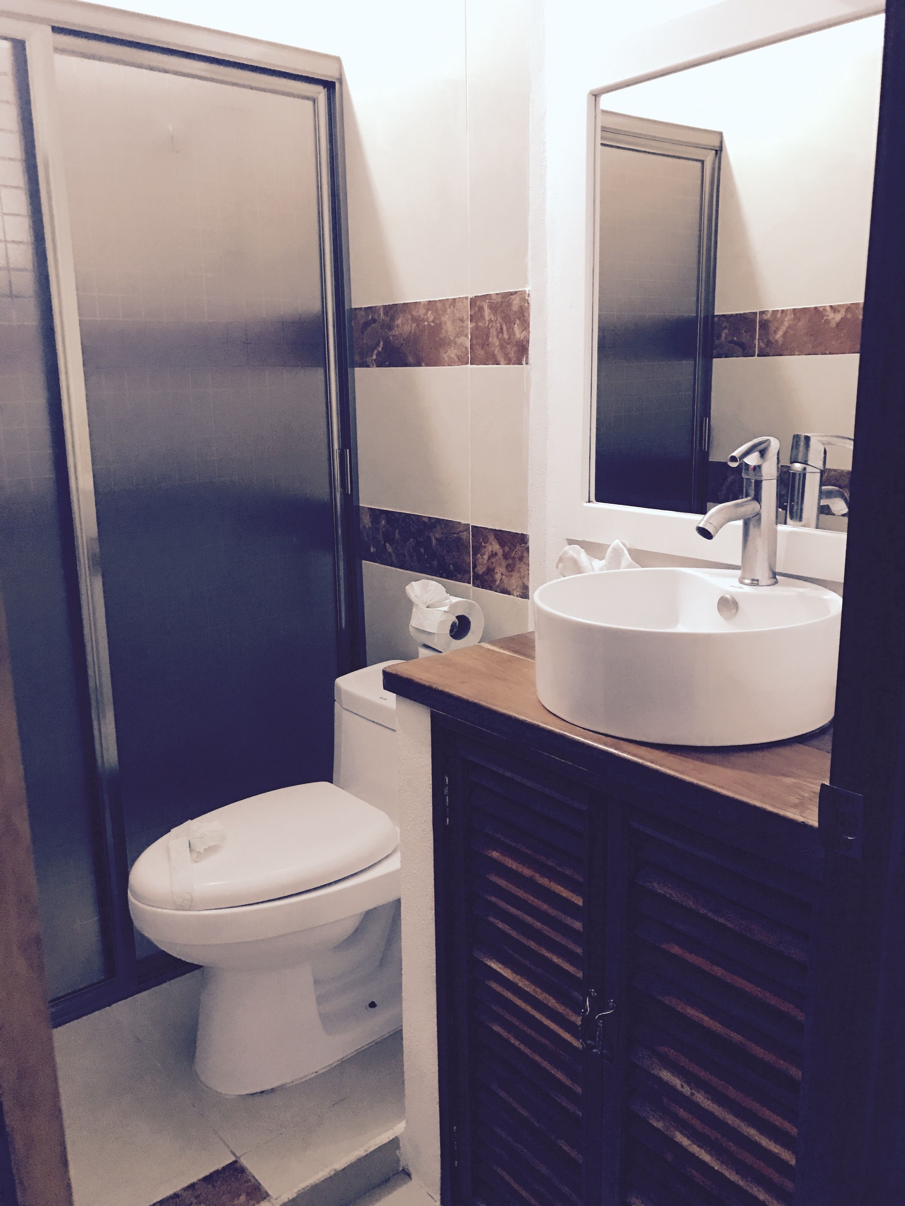 basic villa, patio, pool view (la casita) | bathroom | shower, free toiletries, towels