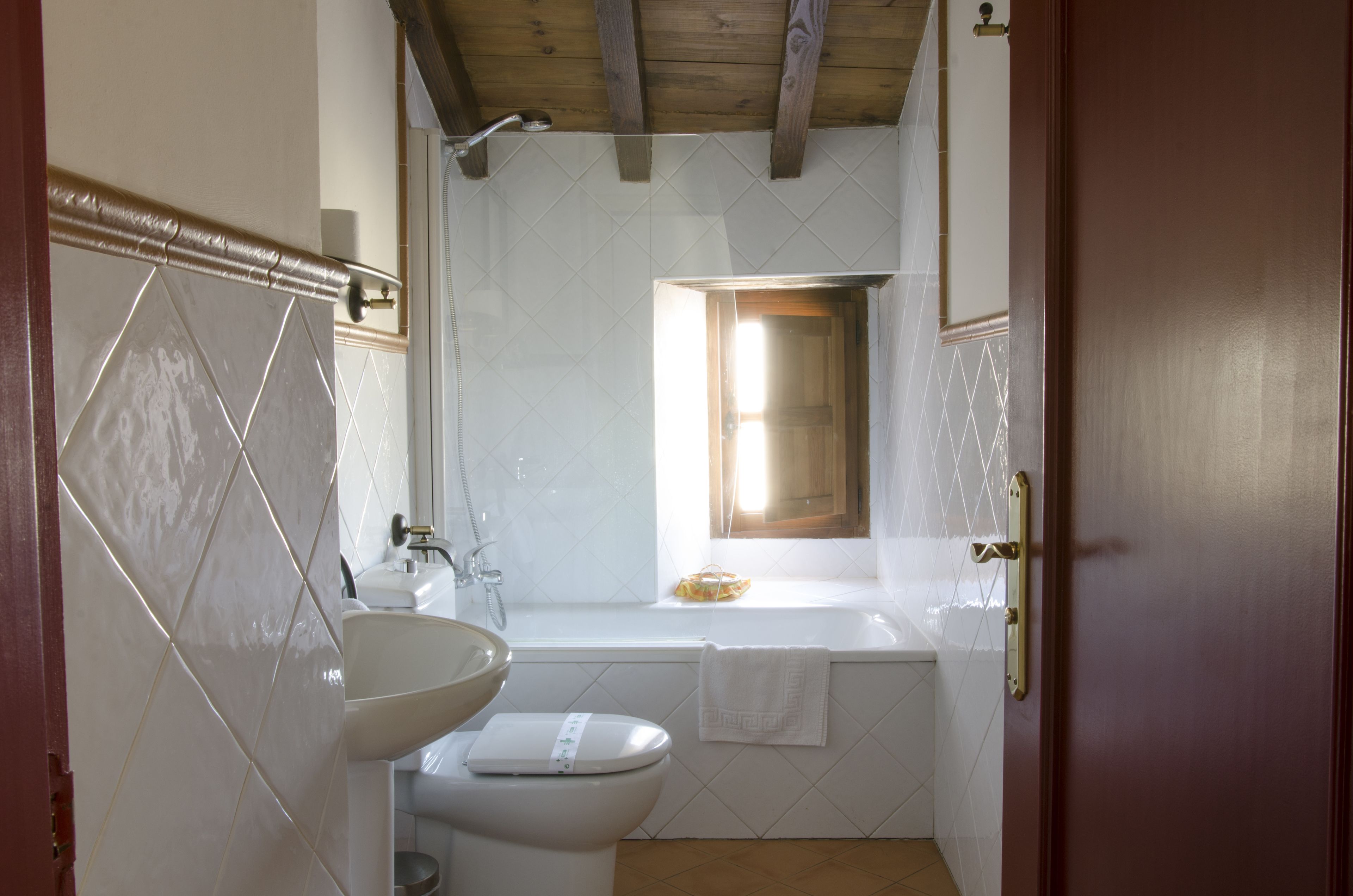 free toiletries, hair dryer, towels