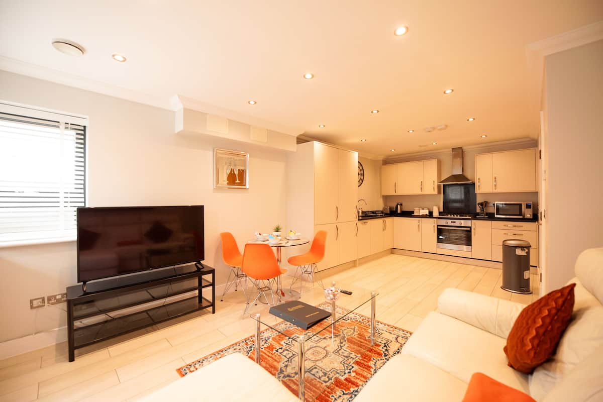 Luxury Apartment, Private Bathroom | Lounge
