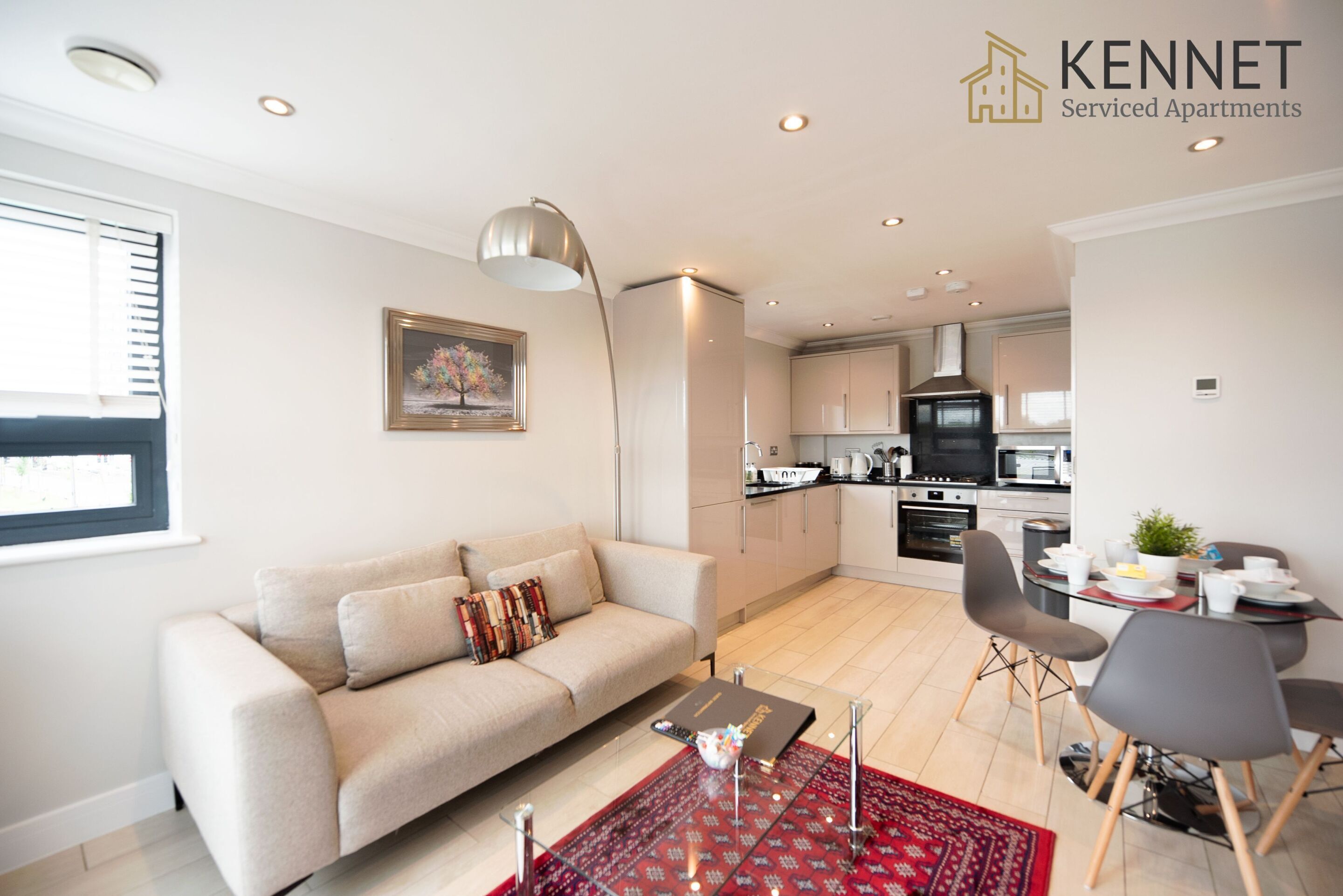 Superior-Apartment, eigenes Bad, Stadtblick (2 Bedroom) | Lounge