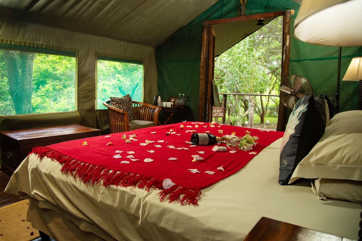 Luxury tented Accommodation twin