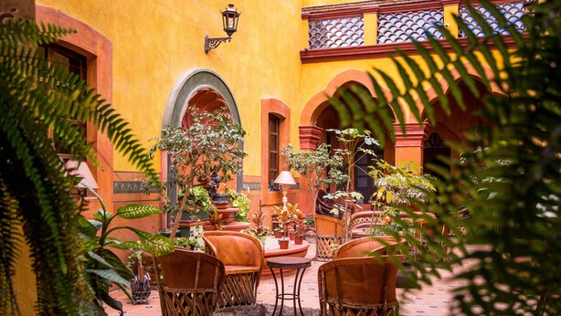 Interior entrance - La Casona Minera (Pozos)