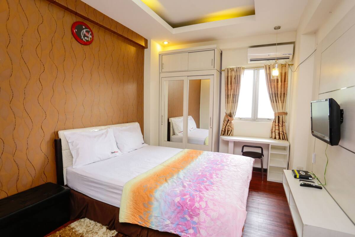 Chambre Double | 1 chambre, bureau, Wi-Fi gratuit