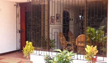 Entrada de la propiedad