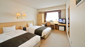 Blackout curtains, free WiFi, bed sheets - Yamagata Kokusai Hotel (Yamagata)