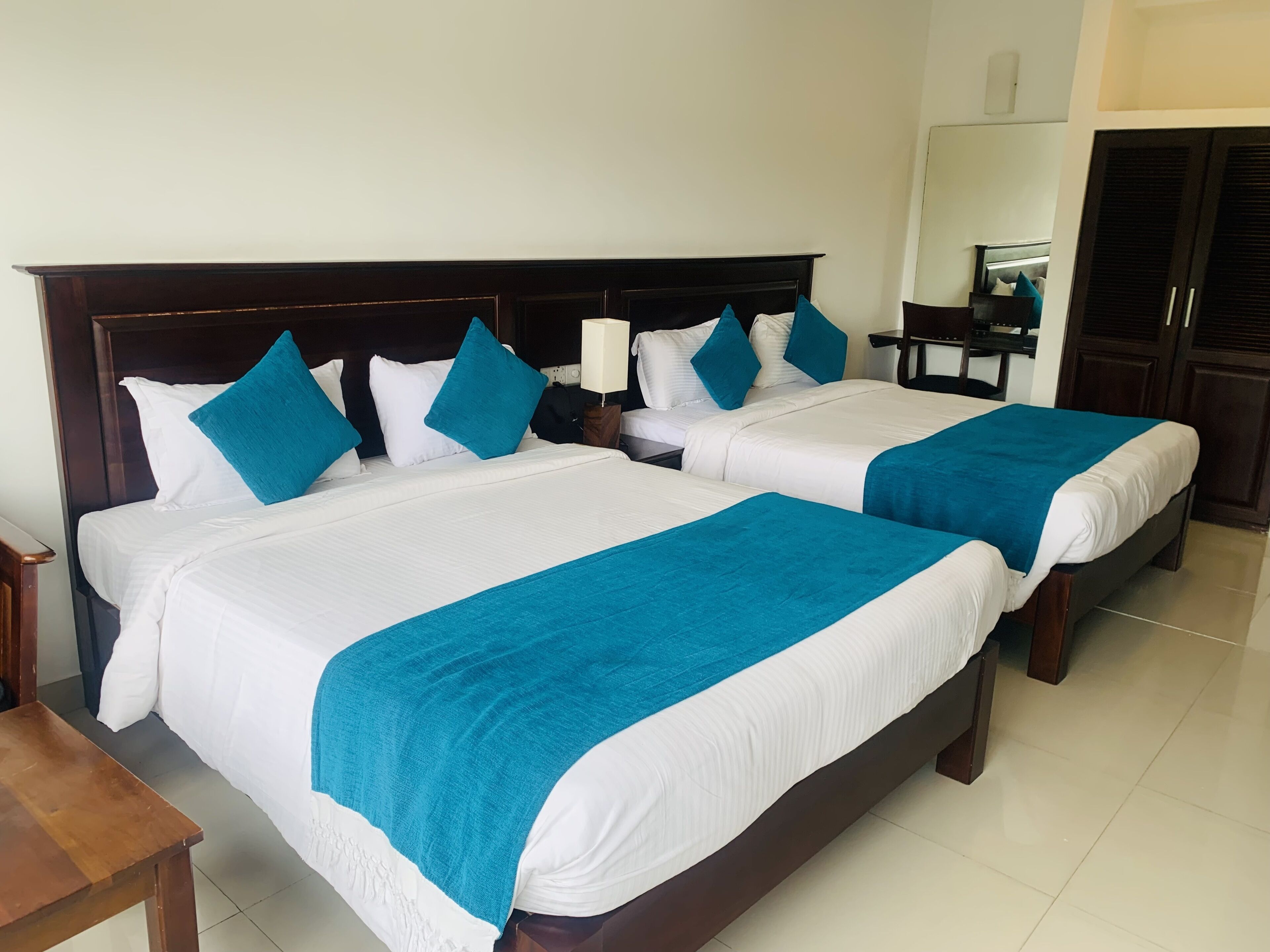 Desk, soundproofing, iron/ironing board, free WiFi