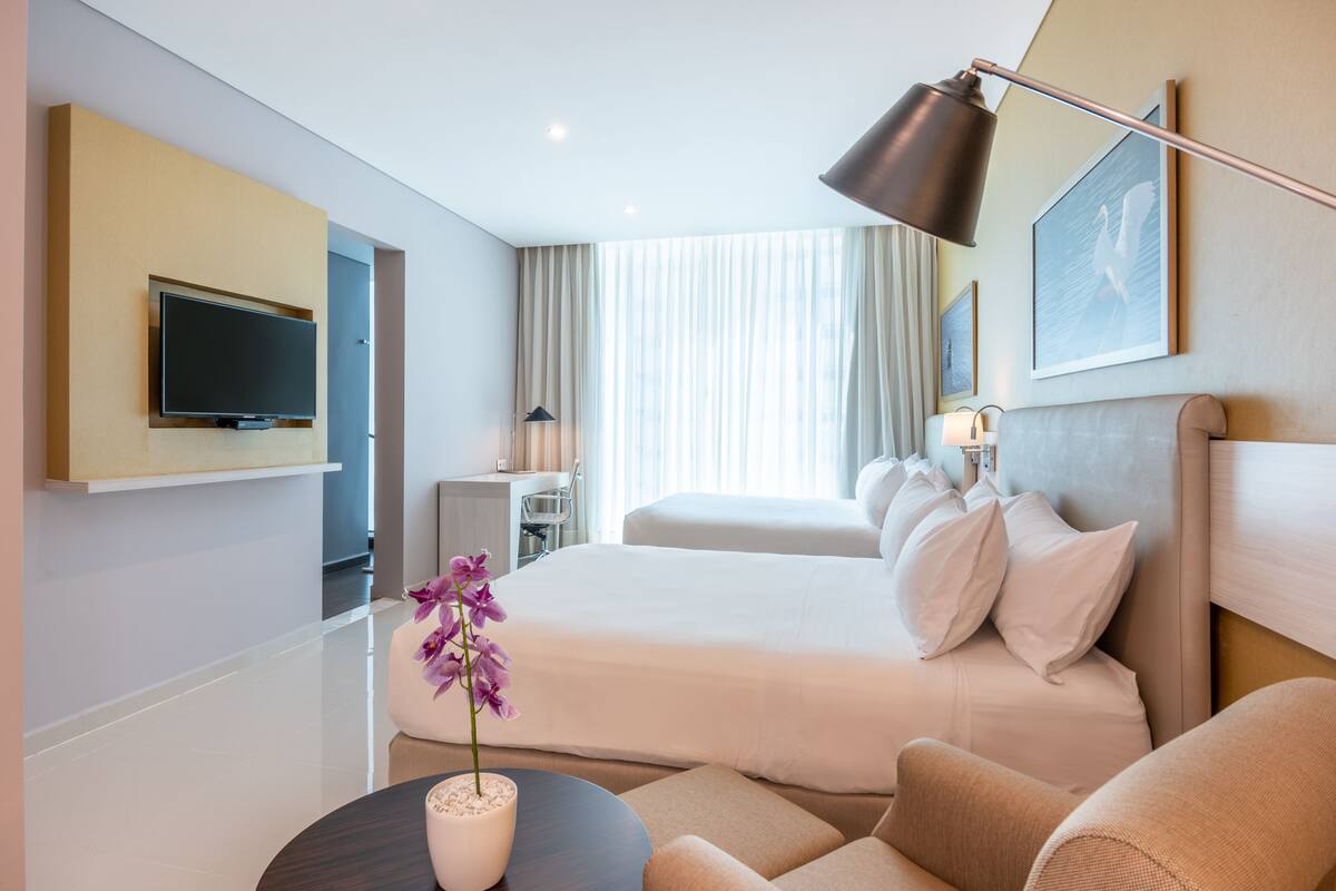 Literie de qualité supérieure, minibar, coffres-forts dans les chambres