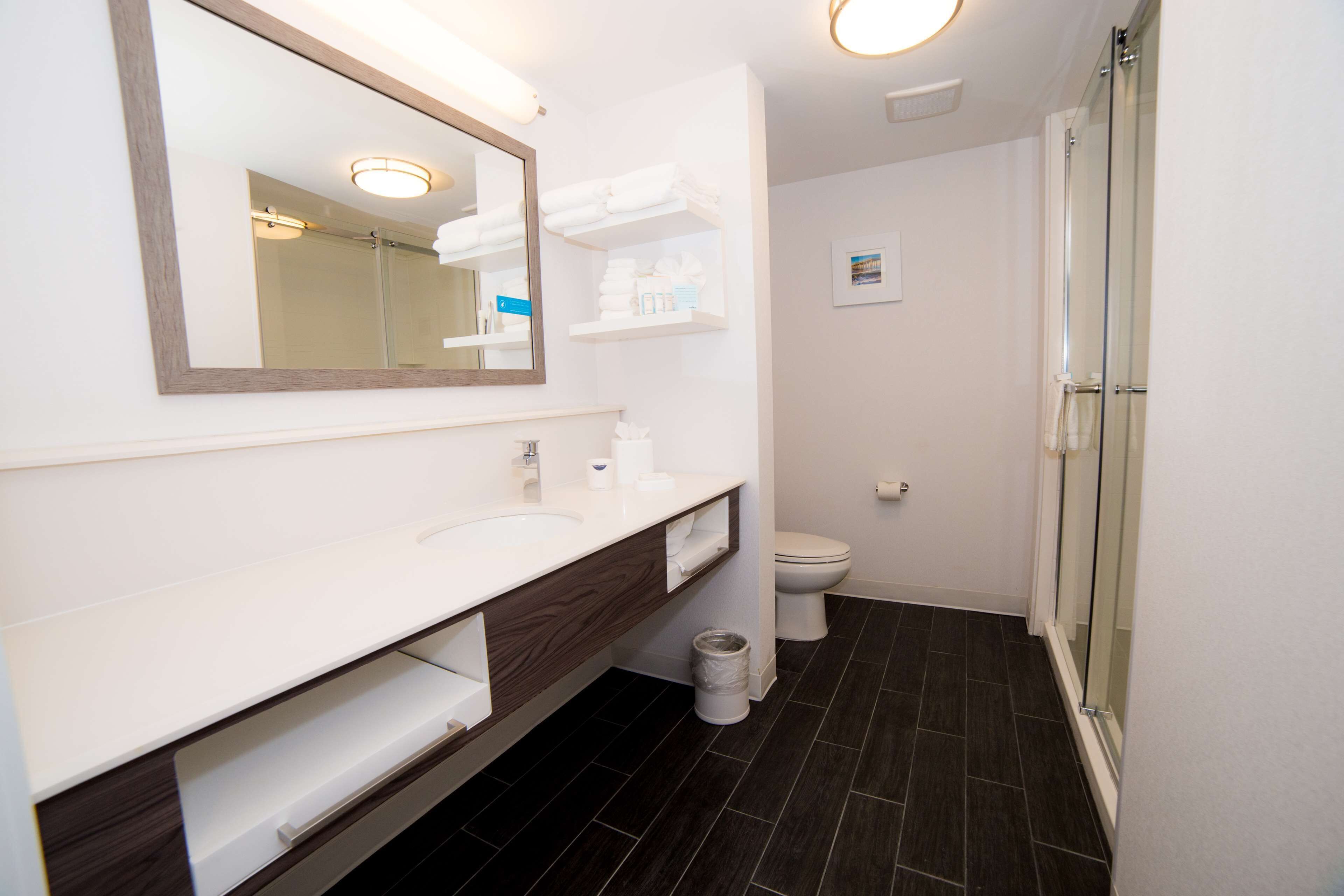 Free toiletries, hair dryer, towels