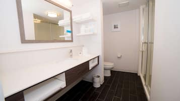 Free toiletries, hair dryer, towels