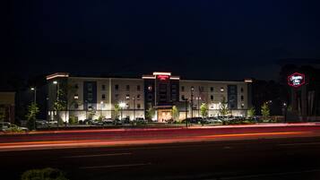 Front of property – evening/night