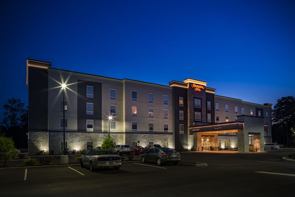 Front of property – evening/night