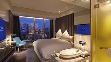 Habitació superior, 1 llit de matrimoni gran | 1 dormitori, escriptori, bressols i wifi gratuïta