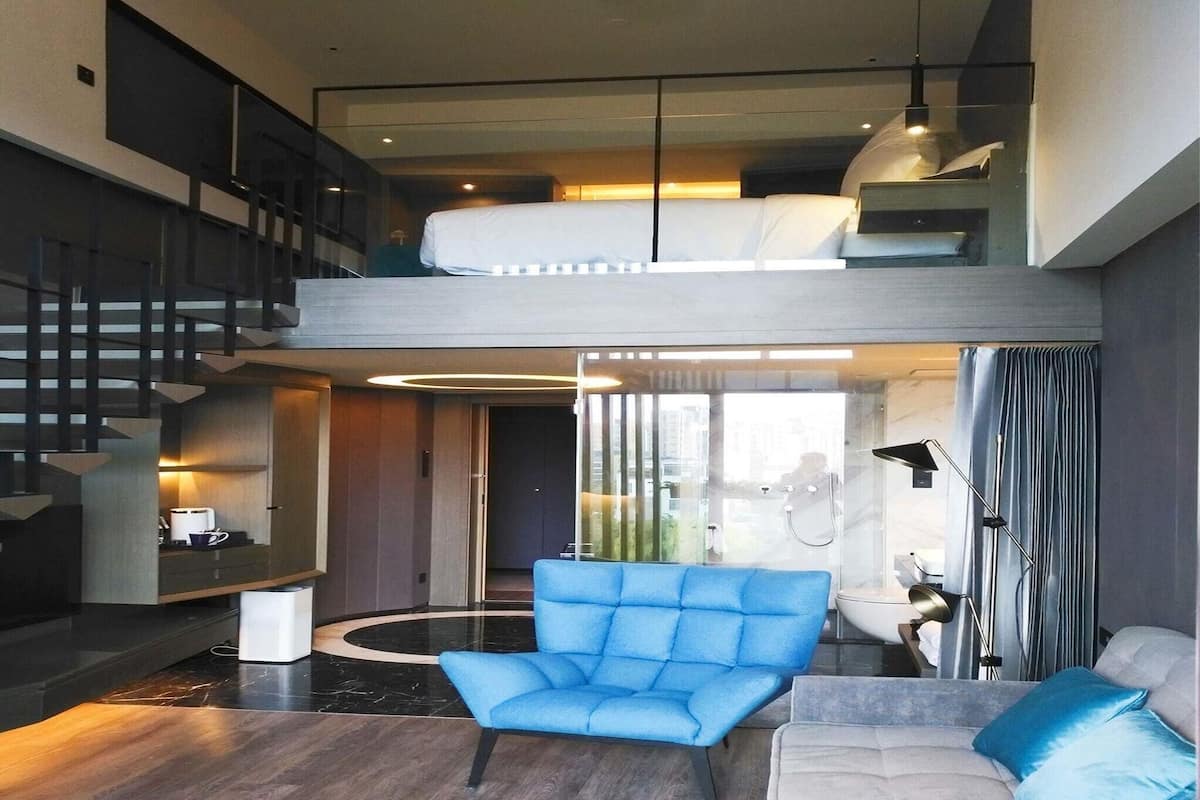 Executive-Suite, 1 King-Bett | Schreibtisch, Babybetten, kostenloses WLAN, Wecker