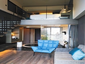 Executive-Suite, 1 King-Bett | Schreibtisch, Babybetten, kostenloses WLAN, Wecker